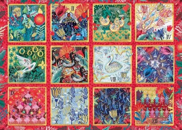 Gibsons - 12 Days of Christmas - 1000 Stukjes