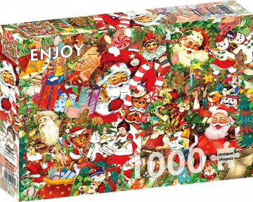 Enjoy Puzzle - A Vintage Christmas - 1000 Stukjes 2