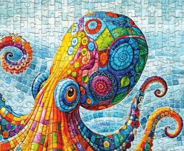 CherryPazzi - Splish Splash Octopus - 500 Stukjes 5