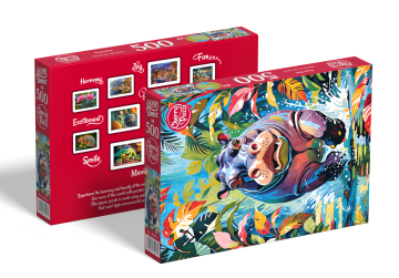 CherryPazzi - Happy Hippo - 500 Stukjes 3