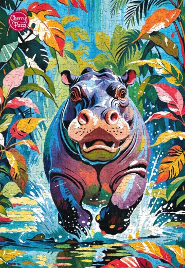 CherryPazzi - Happy Hippo - 500 Stukjes 4