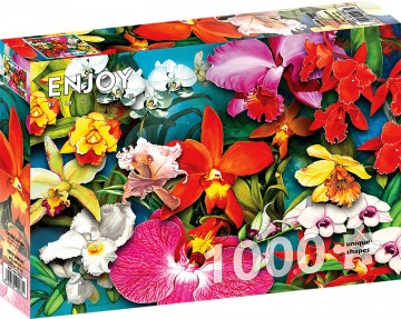 Enjoy Puzzle - Orchid Jungle - 1000 Stukjes 2