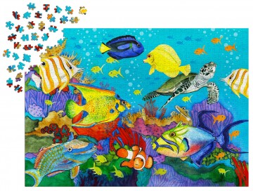 Enjoy Puzzle - Underwater Rainbow - 1000 Stukjes 4