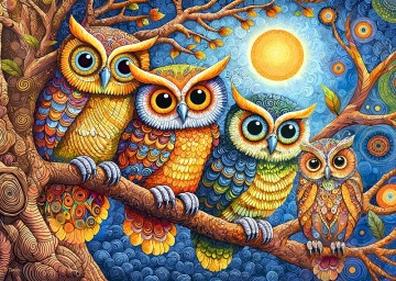 CherryPazzi - Moonlight Owls - 500 Stukjes