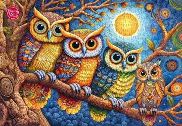 CherryPazzi - Moonlight Owls - 500 Stukjes 4