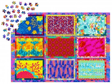 Enjoy Puzzle - Designer Patterns 5 - 1000 Stukjes 4