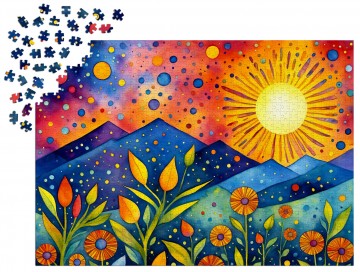 Enjoy Puzzle - Sunset Rain - 1000 Stukjes 3