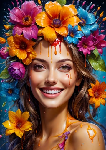 Enjoy Puzzle - Flower Girl - 1000 Stukjes