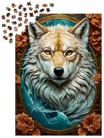 Enjoy Puzzle - The Wolf - 1000 Stukjes 4