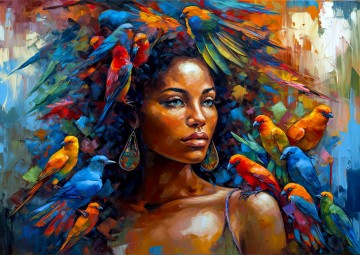 Enjoy Puzzle - Feathery Queen - 1000 Stukjes