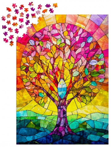 Enjoy Puzzle - Crystallized Tree - 1000 Stukjes 6