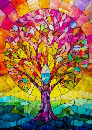 Enjoy Puzzle - Crystallized Tree - 1000 Stukjes 3