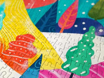 Enjoy Puzzle - Winter's Palette - 1000 Stukjes 4