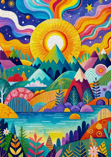 Enjoy Puzzle - Spellbinding Horizon - 1000 Stukjes 3