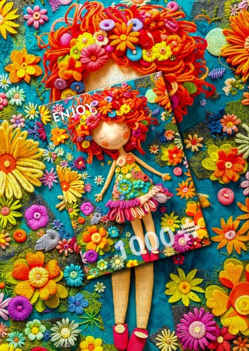 Enjoy Puzzle - Yarned Joy - 1000 Stukjes 6