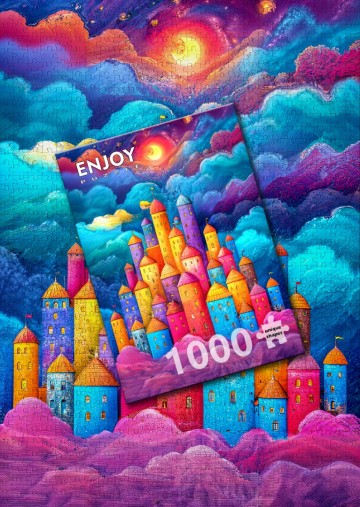 Enjoy Puzzle - Clouds Fortress - 1000 Stukjes 6