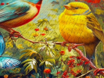 Enjoy Puzzle - Chirps and Flutters - 1000 Stukjes 4