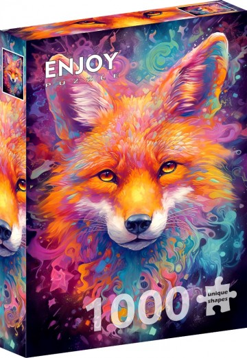 Enjoy Puzzle - Fiery Fox - 1000 Stukjes 2