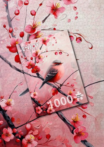 Enjoy Puzzle - Ruby Songbird - 1000 Stukjes 6
