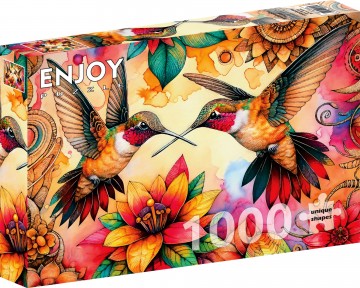 Enjoy puzzle - Hummingbird Haven - 1000 Stukjes 2