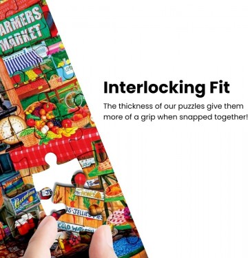 Masterpieces Premium - The Barnyard Crowd - 1000 Stukjes 3