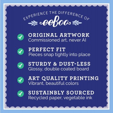 EeBoo - Swedish Holiday Kitchen - 1000 Stukjes 5