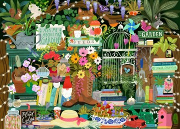 Pieces & Peace - A Gardener's Library - 1500 Stukjes