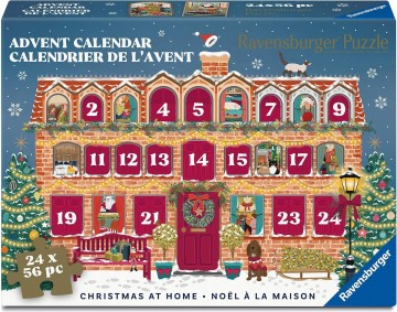 Ravensburger - Advent Calendar - Christmas at Home - 24 x 56 Stukjes
