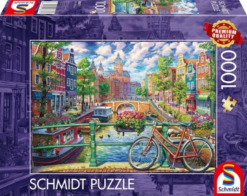 Schmidt - Amsterdam Canal Charm - 1000 Stukjes 2
