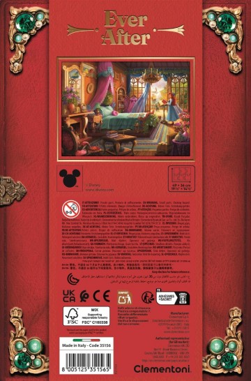 Clementoni - Ever After - Ariel - 500 Stukjes Schade 3