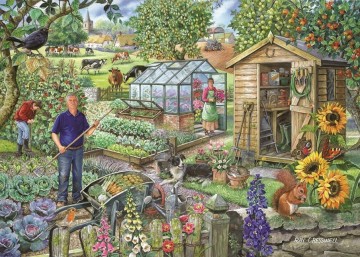 The House of Puzzles - At the Allotment - 500 XL Stukjes