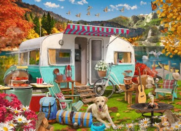 Vermont Christmas Company - Autumn Camper - 1000 Stukjes
