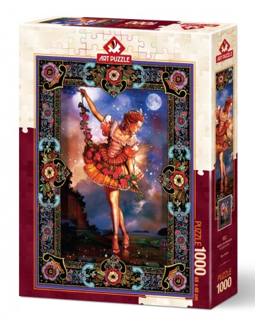 Art Puzzle - Ballet in the Moonlight - 1000 Stukjes 2