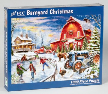 Vermont Christmas Company - Barnyard Christmas - 1000 Stukjes 2