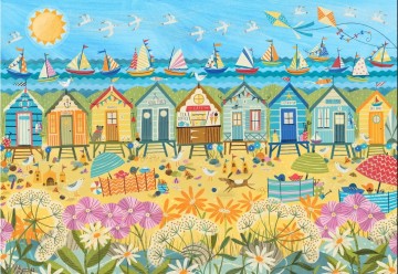 Pieces & Peace - Beach Huts - 1000 Stukjes