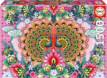 Educa - Bengal Peacocks - 1500 Stukjes 3