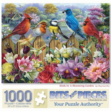 Bits and Pieces - Birds in A Blooming Garden - 1000 Stukjes 2