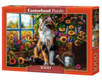 Castorland - Blooming Cat Meditation - 1000 Stukjes 2