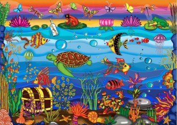 JaCaRou Puzzles - Blue Lagoon - 1000 Stukjes