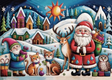 JaCaRou Puzzle - Boho Christmas - 1000 Stukjes