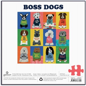 Galison - Boss Dogs - 500 Stukjes 4