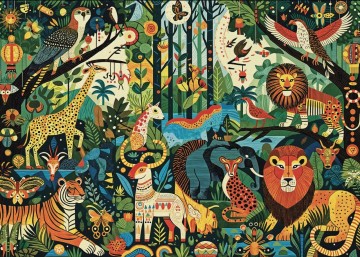 JaCaRou Puzzle - Bright Jungle Vibes - 1000 Stukjes