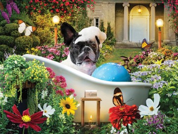 SunsOut - Bubble Bath in the Garden - 500 Stukjes