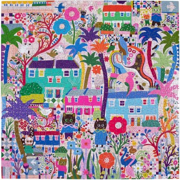 EeBoo - Cats Around Town - 1000 Stukjes 4