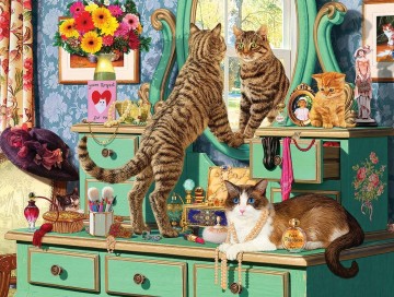 Bits and Pieces - Cats Dressing Table - 1000 Stukjes