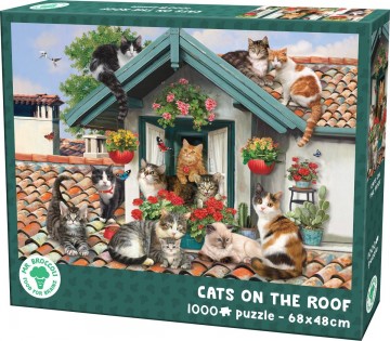 Mr. Broccoli - Cats on the Roof - 1000 Stukjes 2
