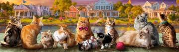 Buffalo Games - Cats Panoramic - 750 Stukjes