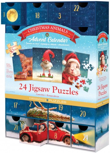 Eurographics - Advent Calendar - Christmas Animals - 24 x 50 Stukjes 2
