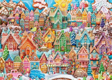 Ravensburger - Christmas Cookie Village - 1000 Stukjes Schade