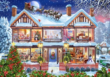 Bluebird Puzzle - Christmas House - 1000 Stukjes
